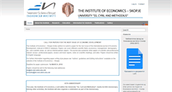 Desktop Screenshot of ek-inst.ukim.edu.mk