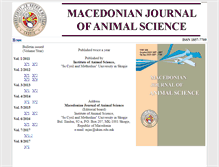 Tablet Screenshot of mjas.ukim.edu.mk