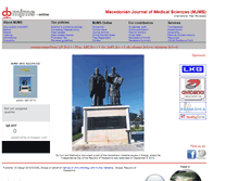 Tablet Screenshot of mjms.ukim.edu.mk
